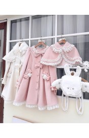 Mademoiselle Pearl Lace Figure Coat(Limited Quick Pre-Order/2 Colours/Full Payment Without Shipping)